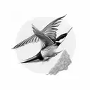 Swallow Bird tattoo design idea