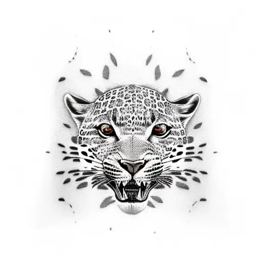 leopard-shark tattoo design idea