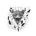 leopard shark  tattoo design idea