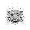 leopard-shark tattoo design idea