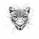 leopard-shark tattoo design idea