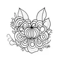 "hasta la raíz" in cursive with straight line on the sides tattoo design idea