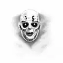 ghost face, Michael myers, Freddy Krueger, least face tattoo design idea