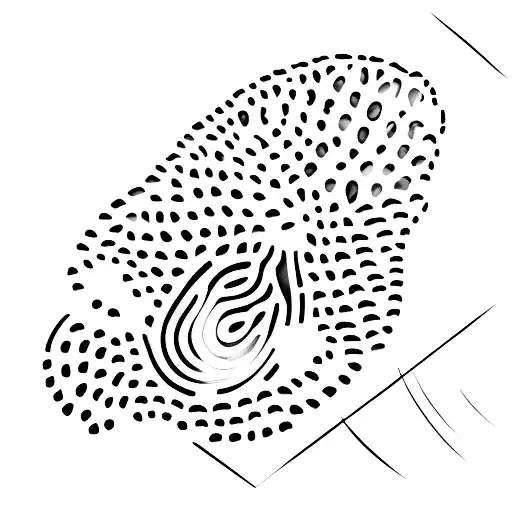 footprint with Cassiopeia  tattoo design idea