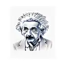 rick and mort and albert einstein tattoo design idea