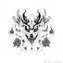 wildfire tattoo design idea