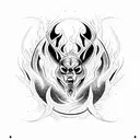 wildfire tattoo design idea