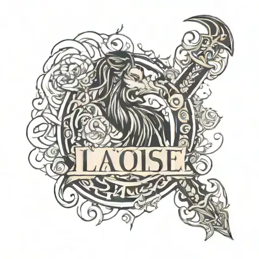 name "Laoise" by elder futhark   tattoo design idea