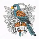 name "Laoise" by elder futhark   tattoo design idea