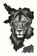 leo constellation tattoo design idea