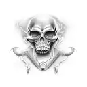 Grim Reaper tattoo design idea