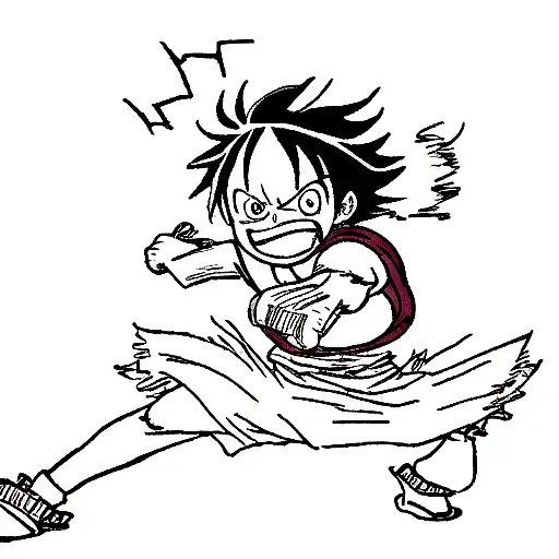 Luffy tattoo design idea
