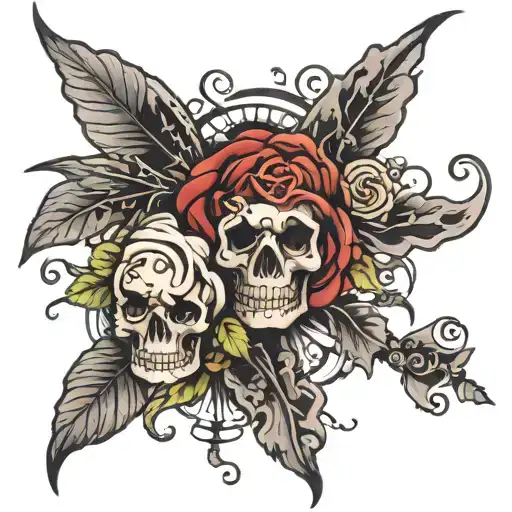 M B M tattoo design idea