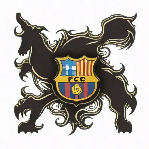 FC Barcelona logo tattoo design idea