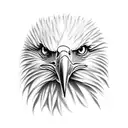 eagle cedar  tattoo design idea