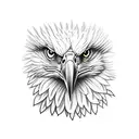 eagle cedar  tattoo design idea