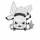 Pikachu tattoo design idea