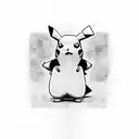 Pikachu tattoo design idea