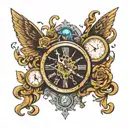 time is money  tattoo design idea