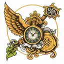 time is money  tattoo design idea