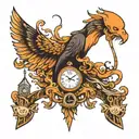 time is money  tattoo design idea