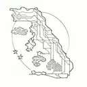 Spain tattoo design idea