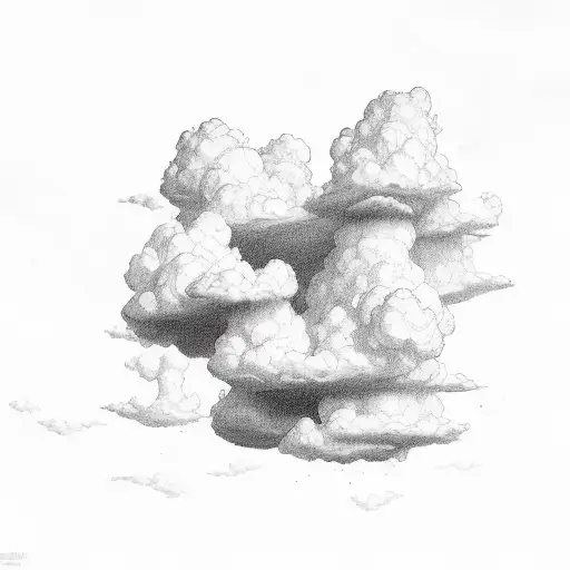 clouds  tattoo design idea