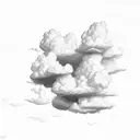 clouds  tattoo design idea