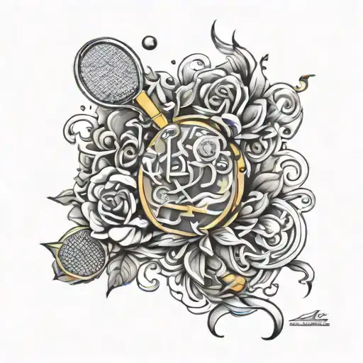 tennis strasbourg alex tattoo design idea