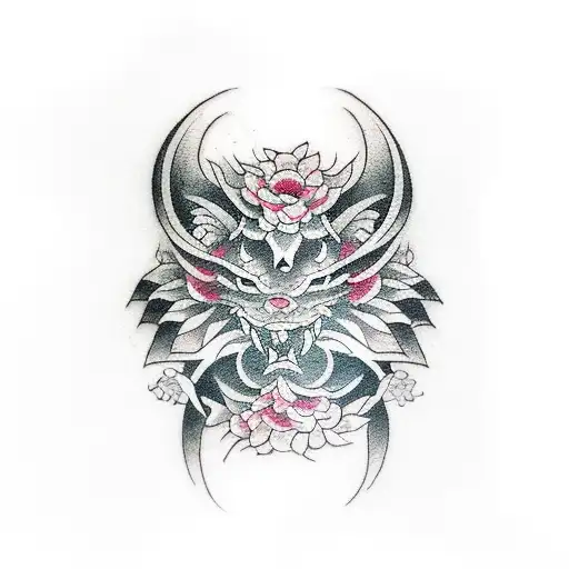 magic spell tattoo design idea