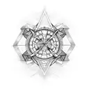 magic spell tattoo design idea