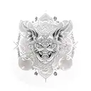 magic spell tattoo design idea