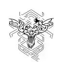 manly, biblical, scripture  tattoo design idea