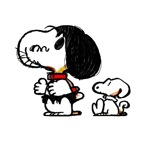 snoopy tattoo design idea