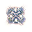 immortal infinite energy tattoo design idea