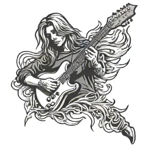 nirvana smells like teen spirit tattoo design idea