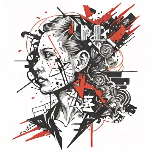 IT, Russia, surrealism  tattoo design idea