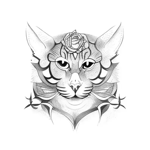 pets love tattoo design idea