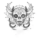 Zodiac cancer and scorpio tattoo design idea
