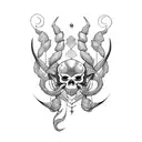 Cancer and scorpio zodiac tattoo design idea