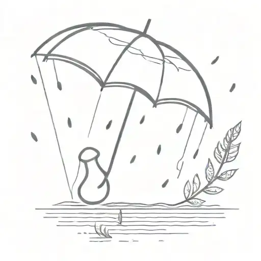 rainy day coldplay artist song tattoo design idea