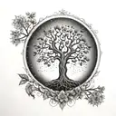 arm tattoo chakras tree of life Adrian and Ellie engraved tattoo design idea