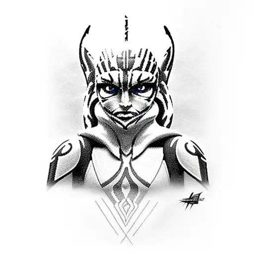 Ahsoka and Anakin tattoo design idea