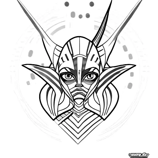 Ahsoka Tano tattoo design idea