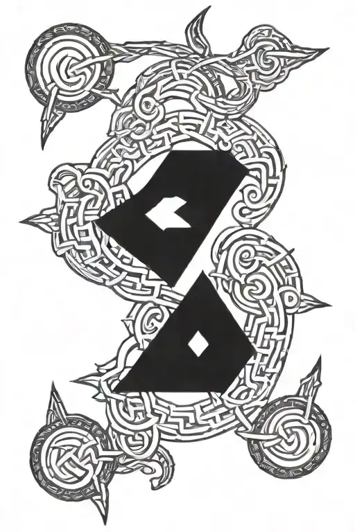 Slavic runes tattoo tattoo design idea