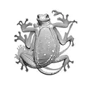 gecko tattoo design idea