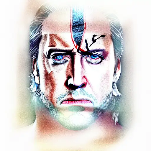 metal gear solid nic cage tattoo design idea