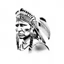 native red indians fighting classic 1920's gangsters with a metropolitan city background evenly spaced out for a back  tattoo design idea