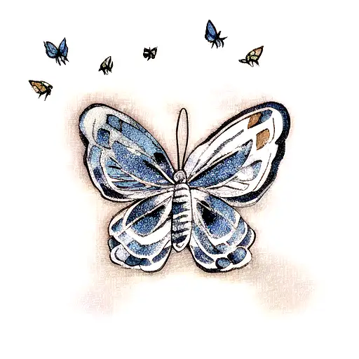 mariposa tattoo design idea