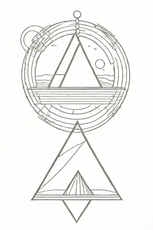 meddle pink floyd album cover tattoo design idea